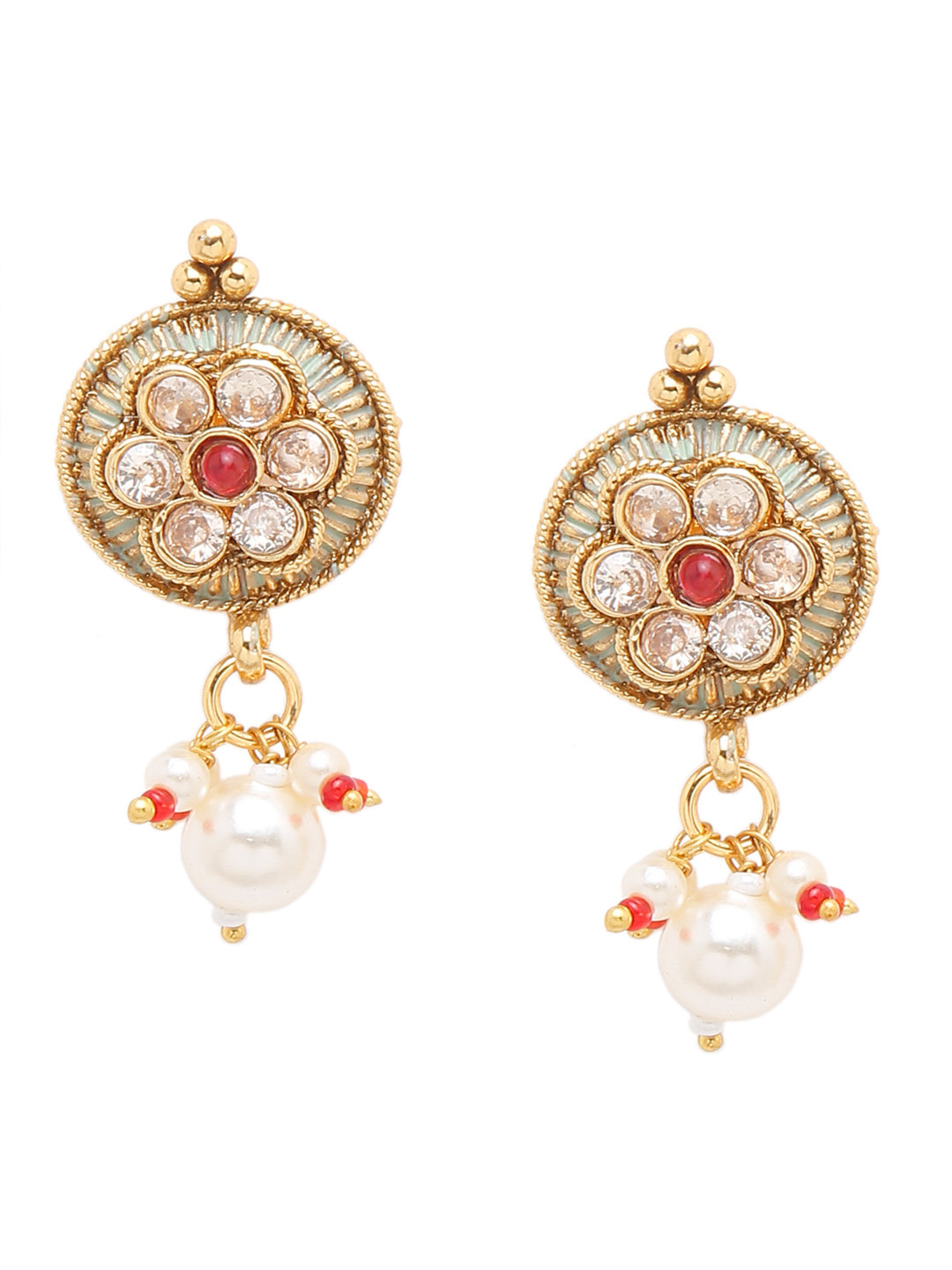 YouBella Jewellery Celebrity Inspired Gold Plated Necklace Jewellery Set for Girls and Women